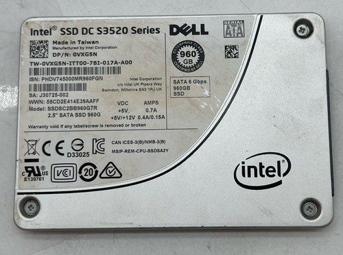 SSD-накопитель Dell SSDSC2BB960G7R
