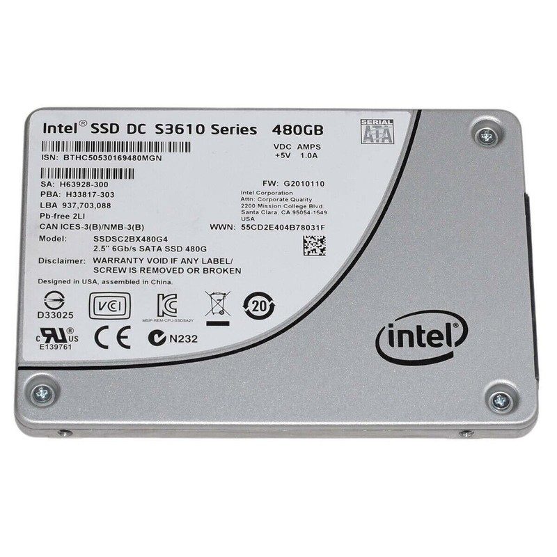 SSD-накопитель Intel SSDSC2BX480G4