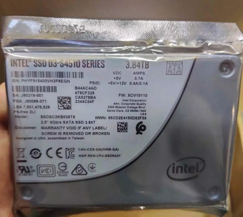 SSD-накопитель Intel SSDSC2KB038T8