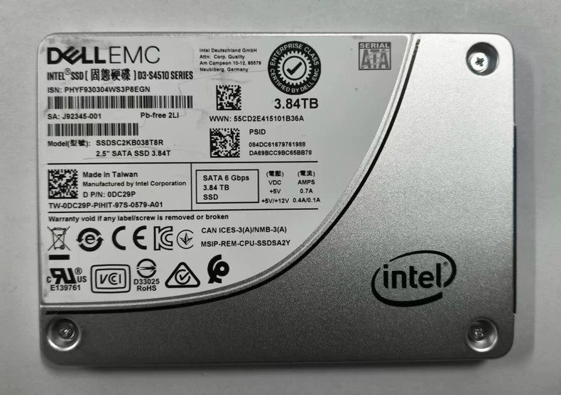 SSD-накопитель Dell SSDSC2KB038T8R