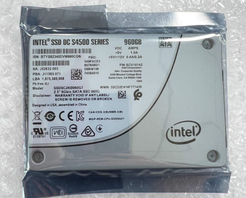 SSD-накопитель Intel SSDSC2KB960G7