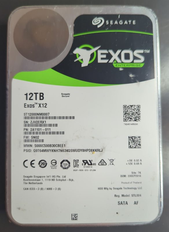 Жёсткий диск Seagate ST12000NM0007