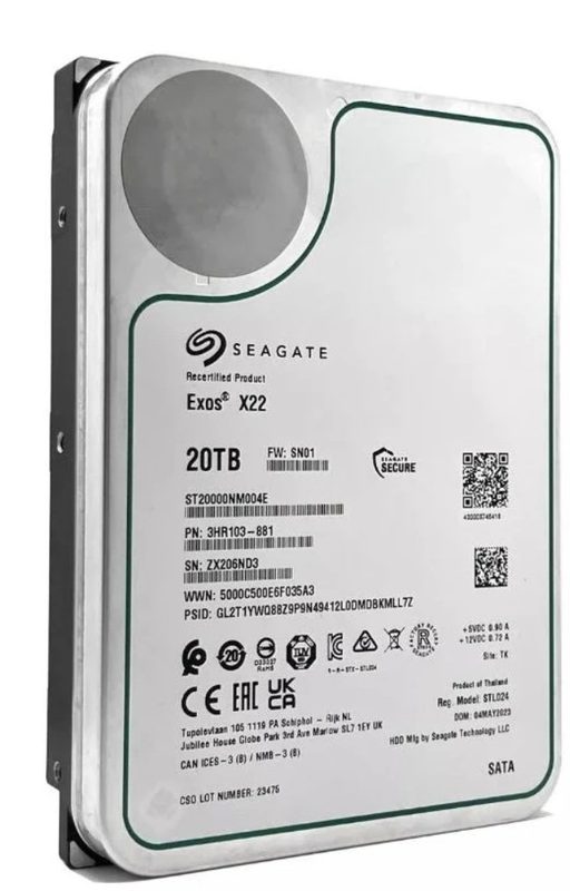 Жёсткий диск Seagate ST20000NM002C