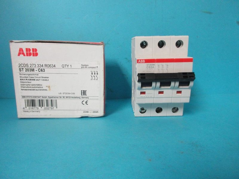 Автоматический выключатель ABB ST203M-C63