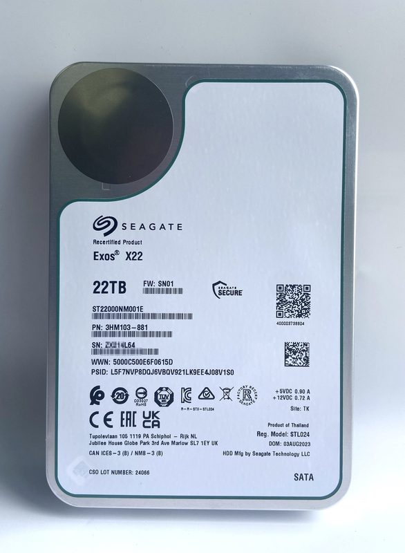 Жёсткий диск Seagate ST22000NM001E