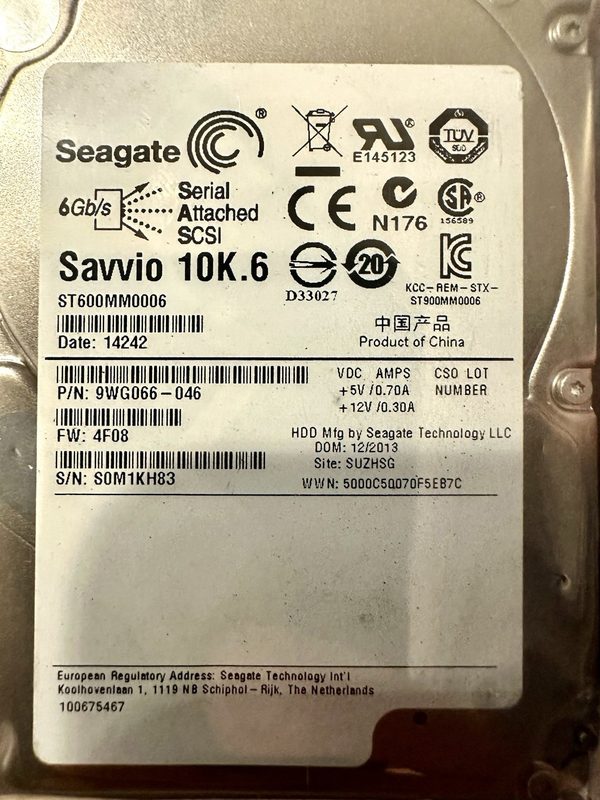 Жёсткий диск Seagate ST600MM006