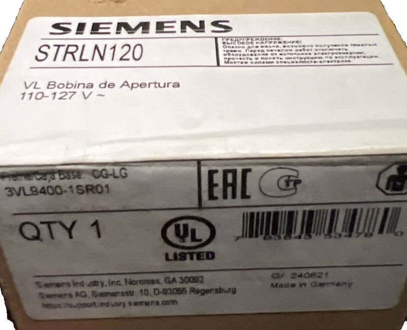 Автоматический выключатель Siemens STRLN120