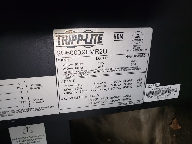 Трансформатор Tripp Lite SU6000XFMR2U