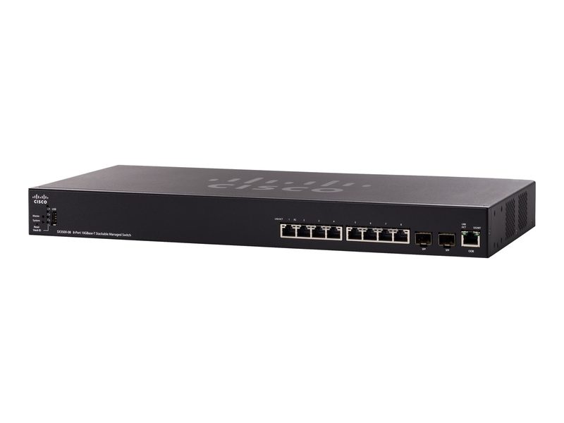 Коммутатор Cisco SX350X-08-K9-AU