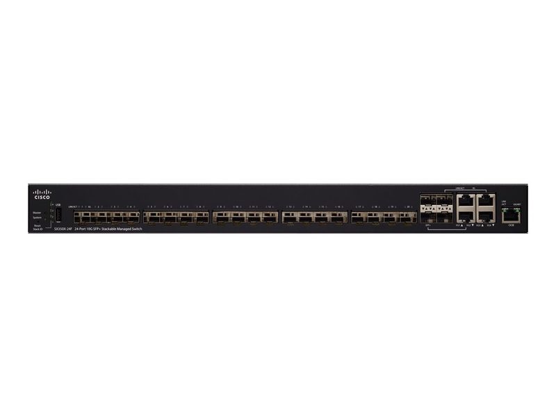 Коммутатор Cisco SX350X-24F-K9-EU