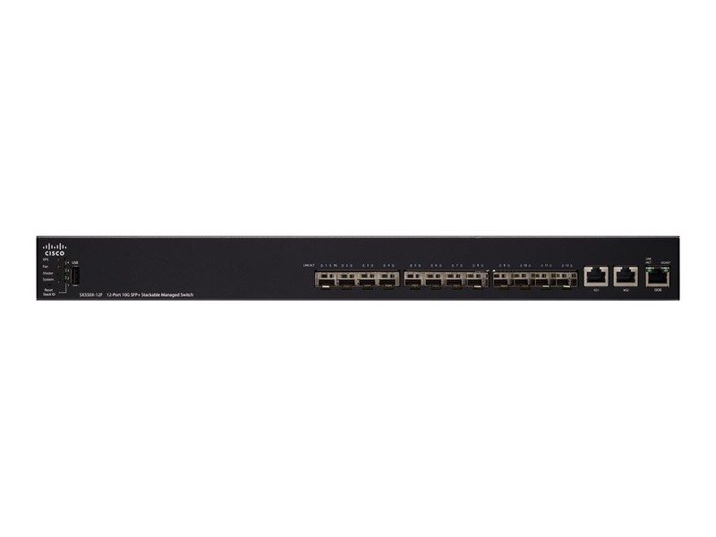 Коммутатор Cisco SX550X-12F-K9-EU