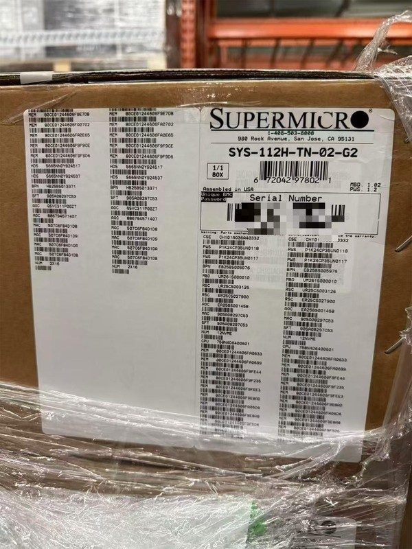 Сервер Supermicro SYS-112H-TN-02-G2