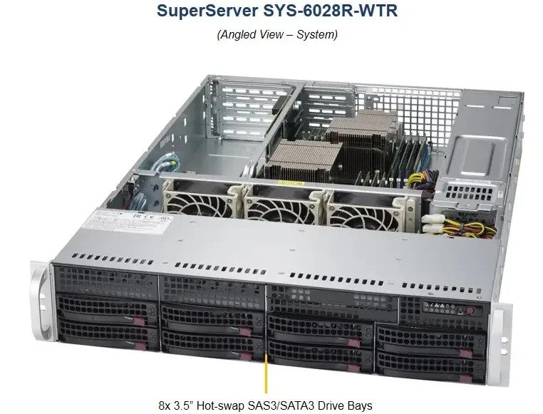 Сервер Supermicro SYS-6028R-WTR