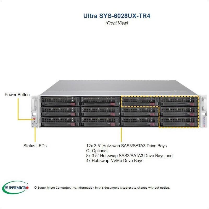 Сервер Supermicro SYS-6028UX-TR4