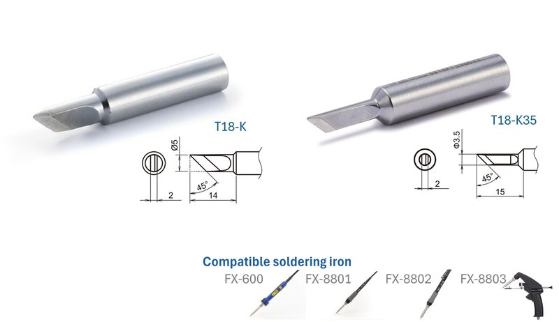 Жало паяльника Hakko T18-K35