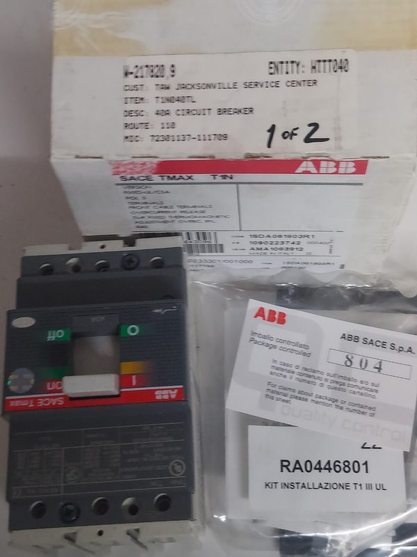 Автоматический выключатель ABB T1N040TL