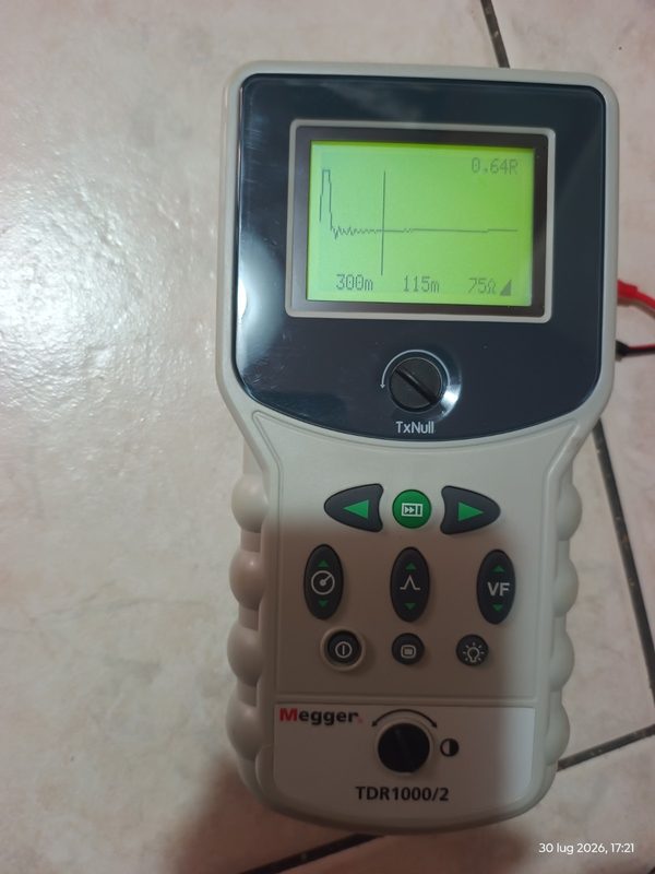 Искатель повреждений кабеля Megger TDR1000/2