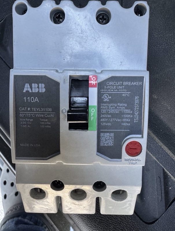 Автоматический выключатель ABB TEYL3110B