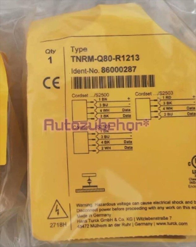 Считыватель RFID Turck TNRM-Q80-R1213