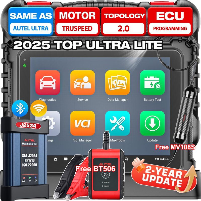 Диагностический сканер Autel TOOL+BT506+MV108S