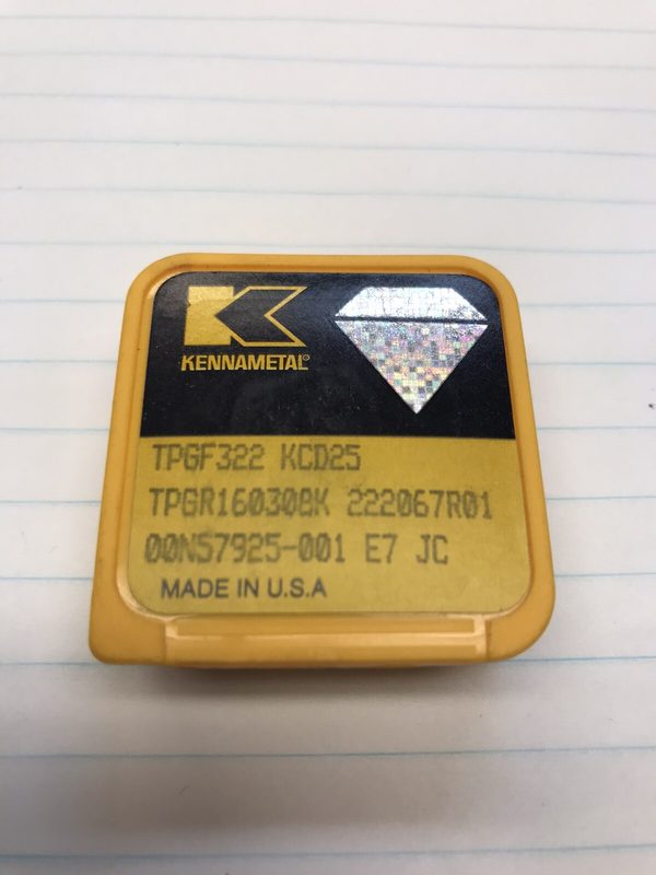 Режущий инструмент Kennametal TPGF322