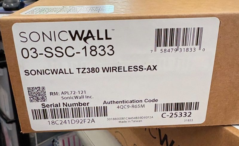 Межсетевой экран SonicWall TZ380