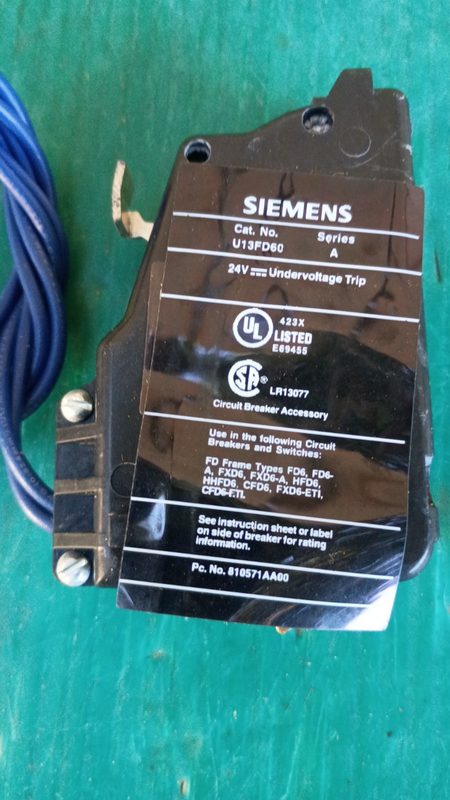 Автоматический выключатель Siemens U13FD60