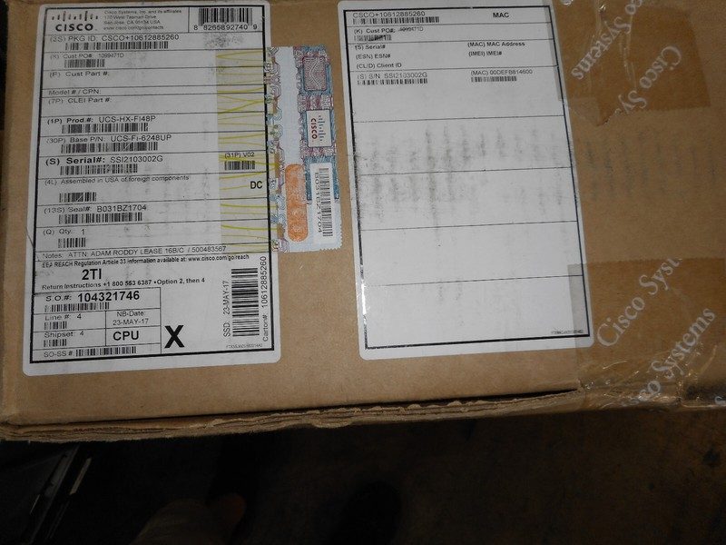 Коммутатор Cisco UCS-HX-FI48P