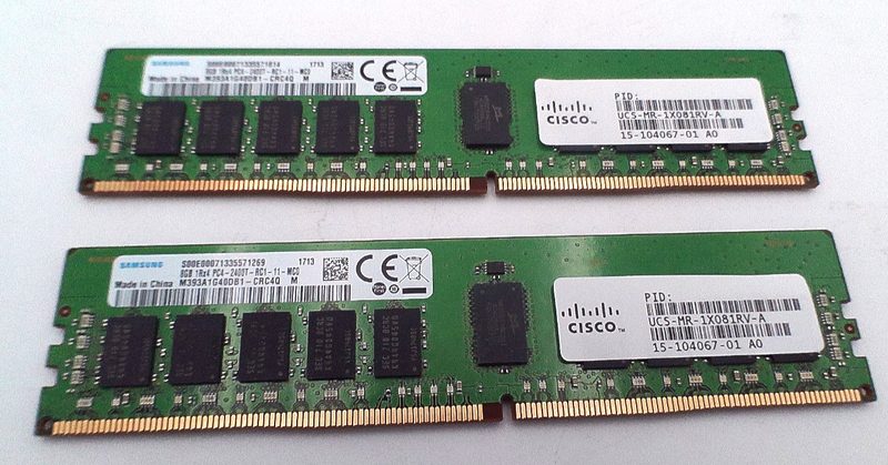 Модуль памяти Cisco UCS-MR-1X081RV-A