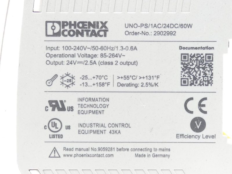 Блок питания Phoenix Contact UNO-PS/1AC/24DC