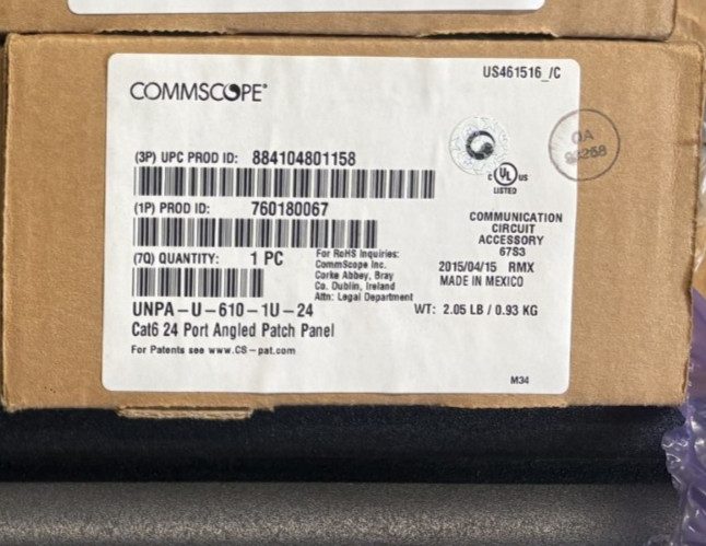 СКС-оборудование CommScope UNPA-610-1U-24