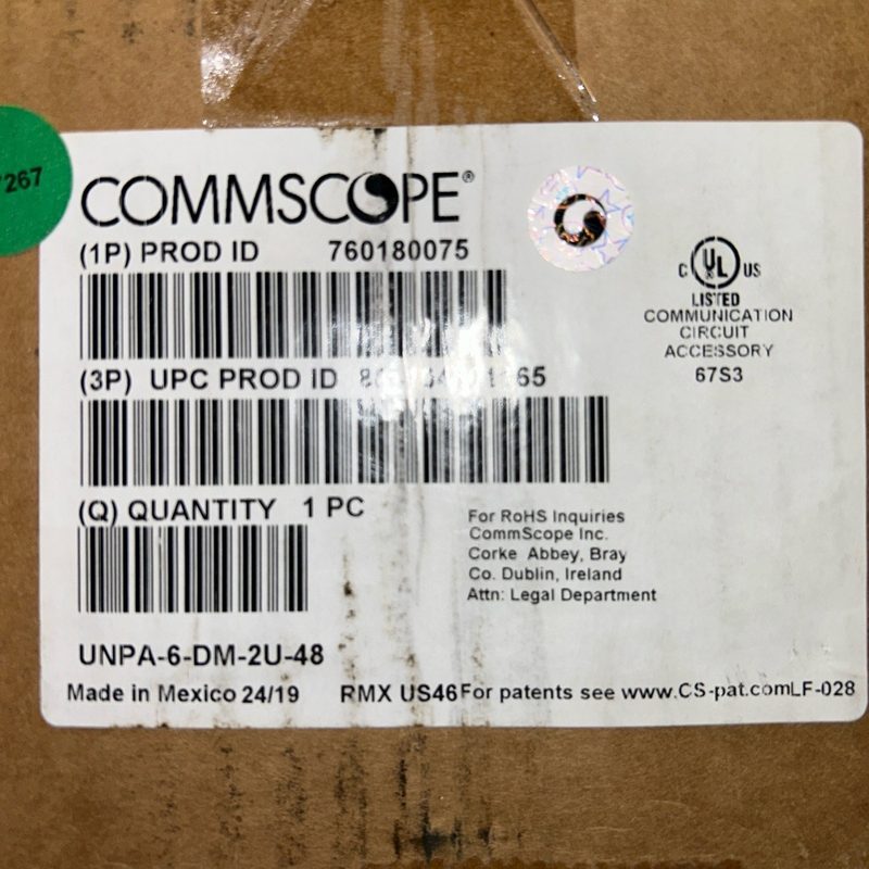 СКС-оборудование CommScope UNPA-U-610-2U