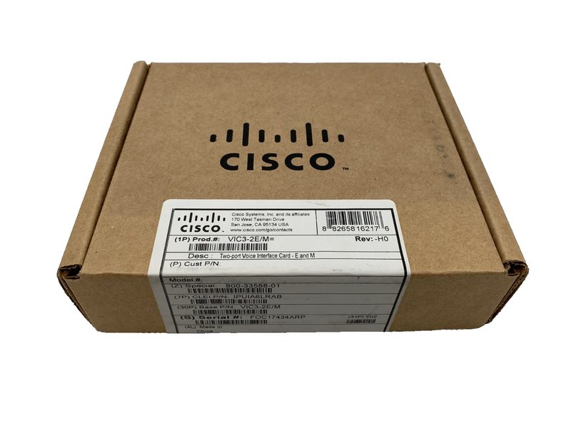Маршрутизатор Cisco VIC3-2E/M