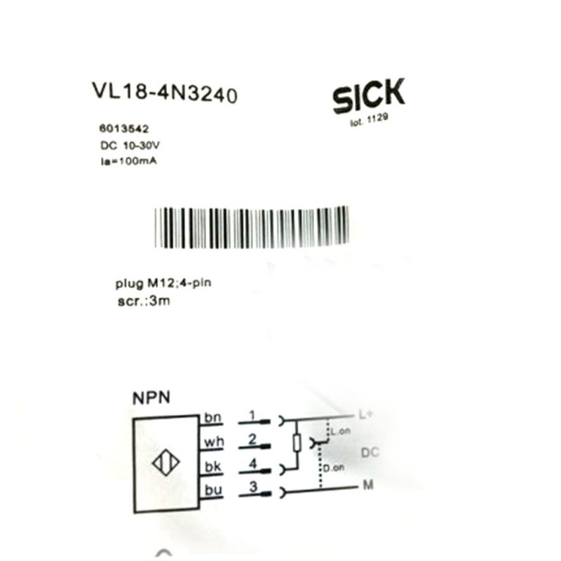 Фотоэлектрический датчик SICK VL18-4N3240