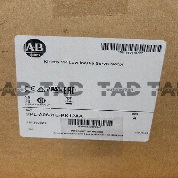 Серводвигатель Allen-Bradley VPL-A0631E-PK12AA