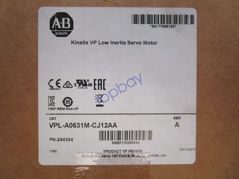 Серводвигатель Allen-Bradley VPL-A0631M-CJ12AA