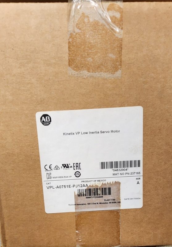 Серводвигатель Allen-Bradley VPL-A0751E-PJ12AA