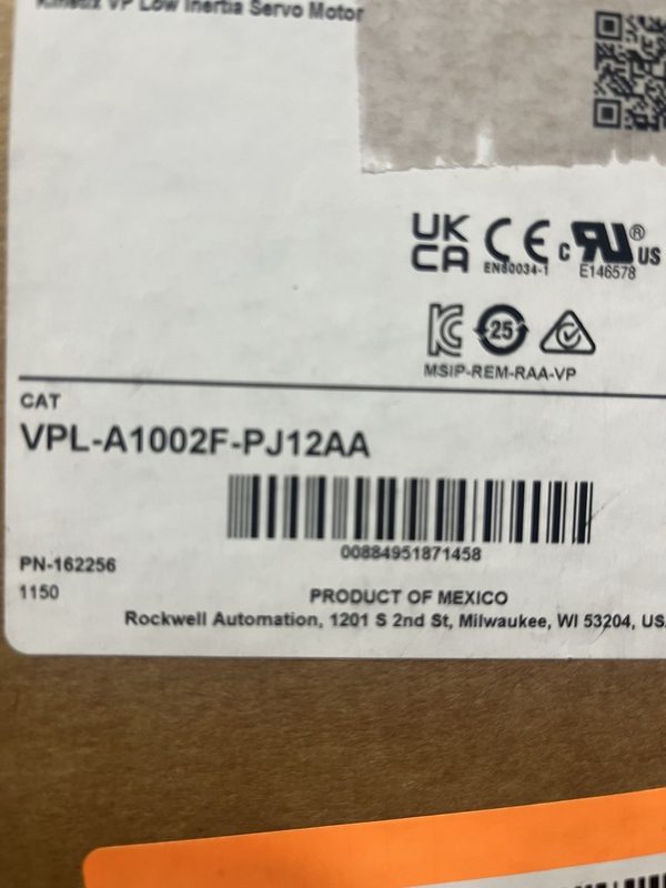 Серводвигатель Allen-Bradley VPL-A1002F-PJ12AA