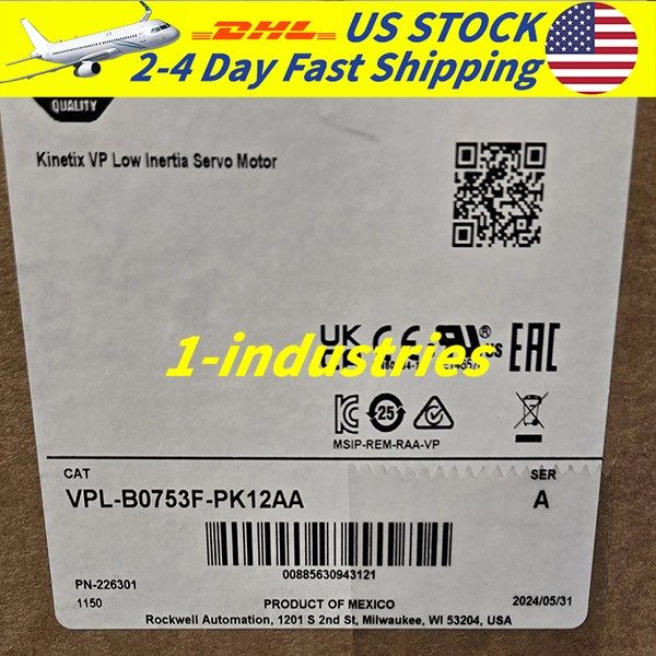 Серводвигатель Allen-Bradley VPL-B0753F-PK12AA