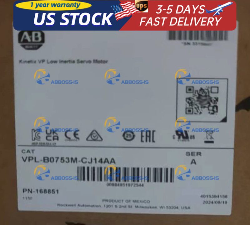 Серводвигатель Allen-Bradley VPL-B0753M-CJ14AA