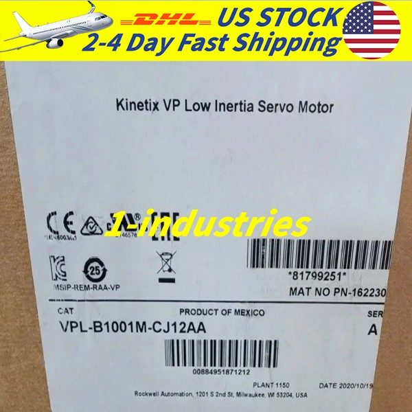 Серводвигатель Allen-Bradley VPL-B1001M-CJ12AA