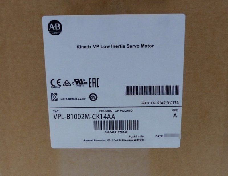 Серводвигатель Allen-Bradley VPL-B1002M-CK14AA