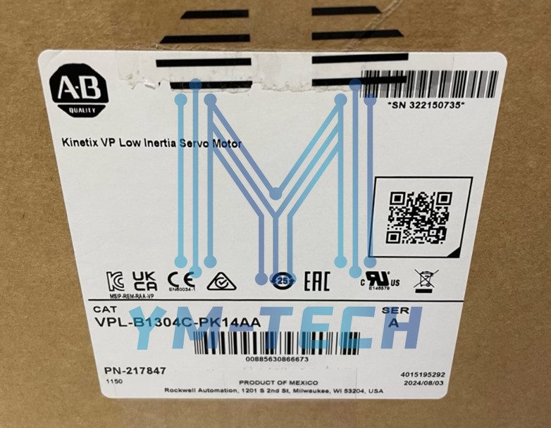 Серводвигатель Allen-Bradley VPL-B1304C-PK14AA