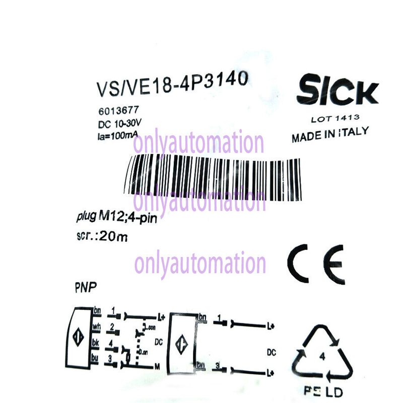 Фотоэлектрический датчик SICK VS/VE18-4P3140