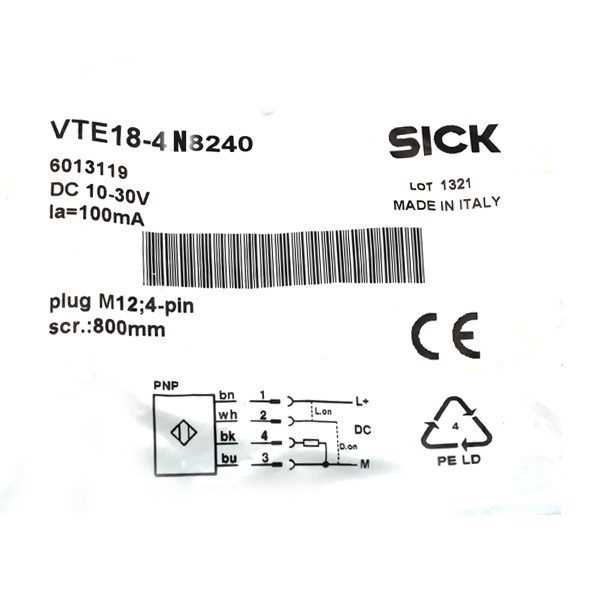 Датчик приближения SICK VTE18-4N8240
