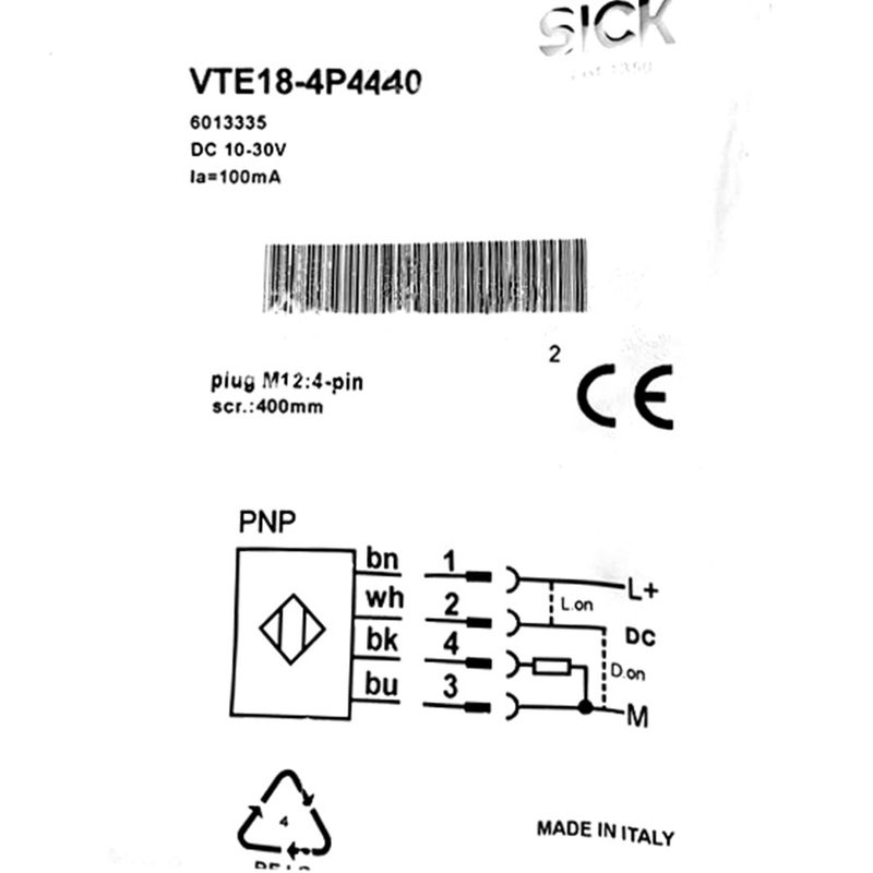 Датчик приближения SICK VTE18-4P4440