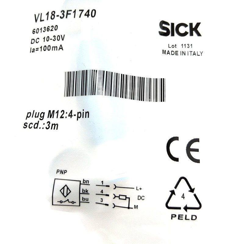 Датчик приближения SICK VTF18-3F1740