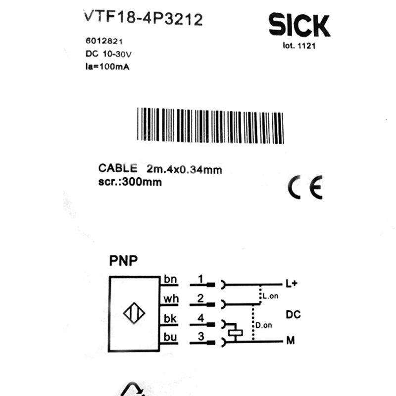 Фотоэлектрический датчик SICK VTF18-4N3212
