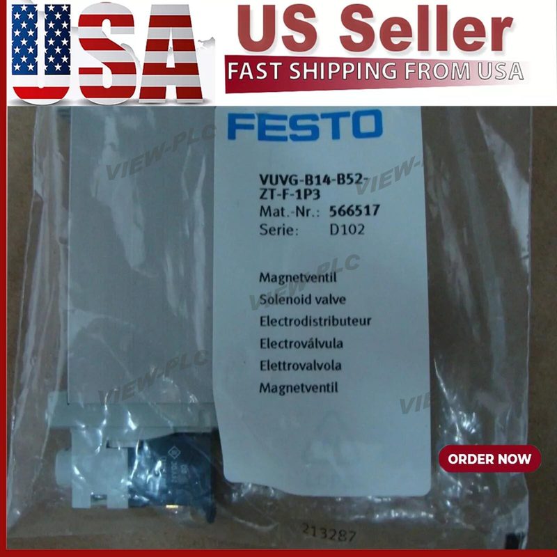 Электромагнитный клапан Festo VUVG-B14-B52-ZT-F-1P3