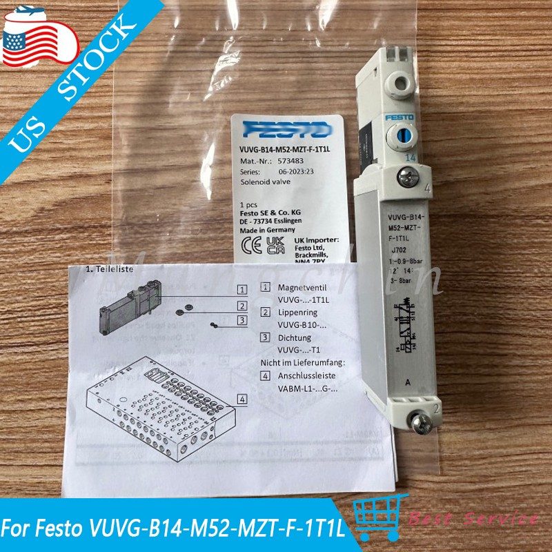Электромагнитный клапан Festo VUVG-B14-M52-MZT-F-1T1L